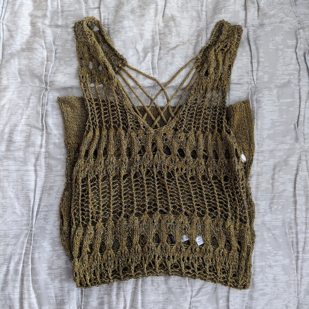 Jennifer Lopez Strappy Back tank sweater